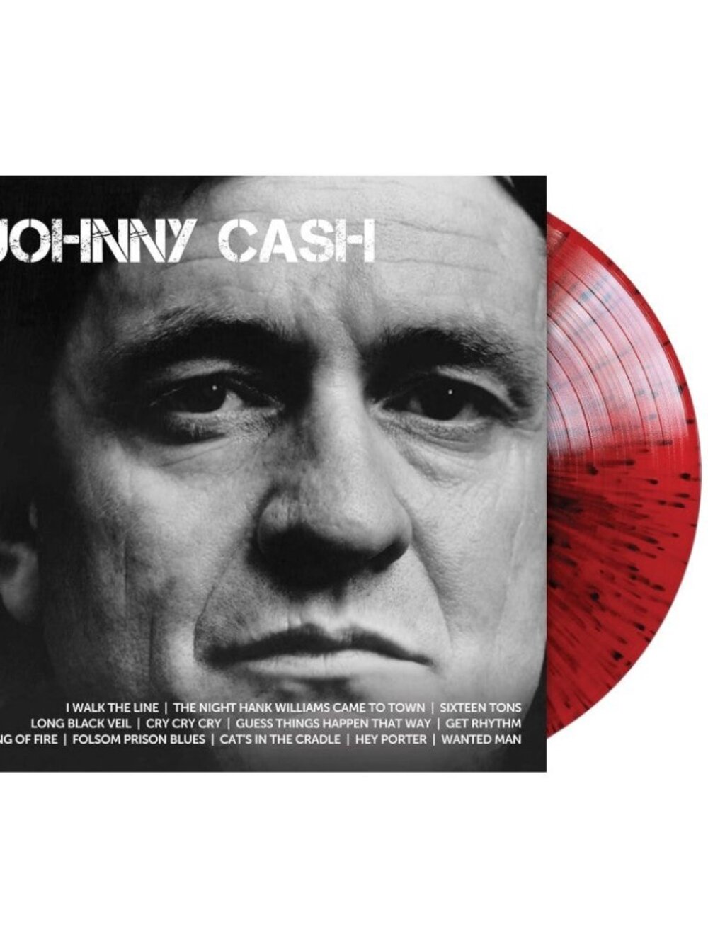 Johnny Cash Icon LP ~ Exclusive Colored Vinyl (Splatter) ~ New/Sealed!